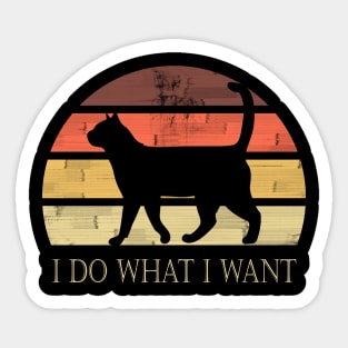 I do what I want Sticker